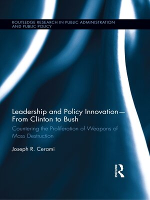 cover image of Leadership and Policy Innovation – From Clinton to Bush